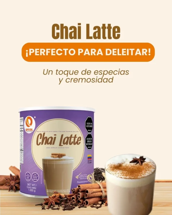 Chai Latte - 🍵 Té Negro, Clavos y Canela 1000gms - Imagen 2