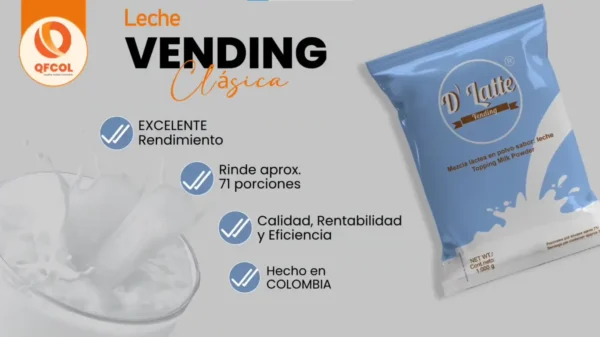 Leche vending Clasica D'latte QFCOL