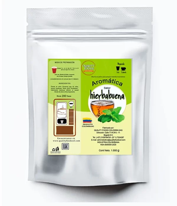 Té en Polvo Sabor a Hierbabuena 🍵 Vending 1000gms