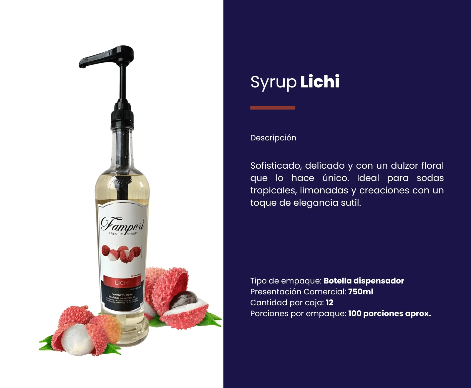 Syrup Arándanos Fampori 750ml - Imagen 2