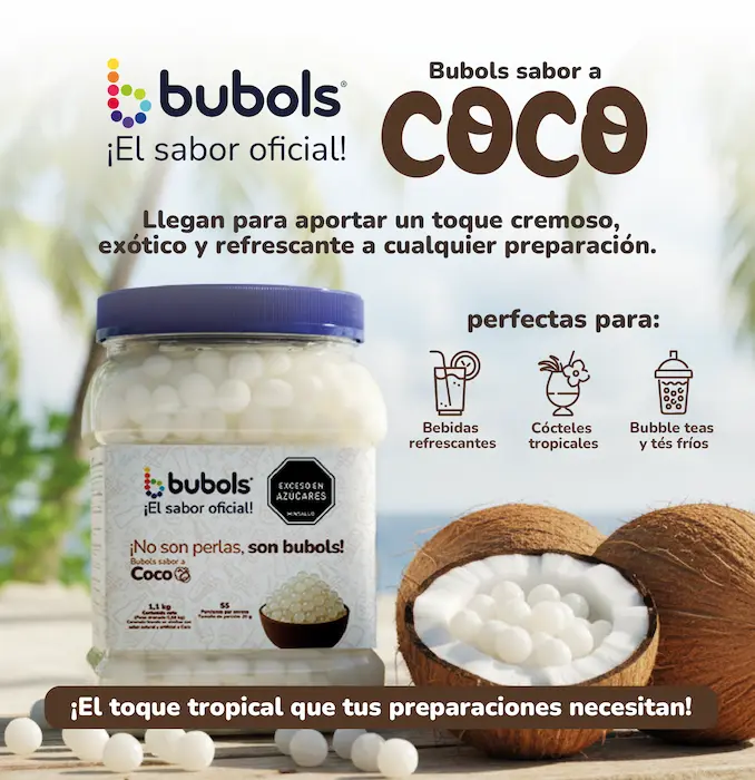 Perlas explosivas sabor Coco 馃ゥ frasco 1.1 kg- Bubols - Imagen 2