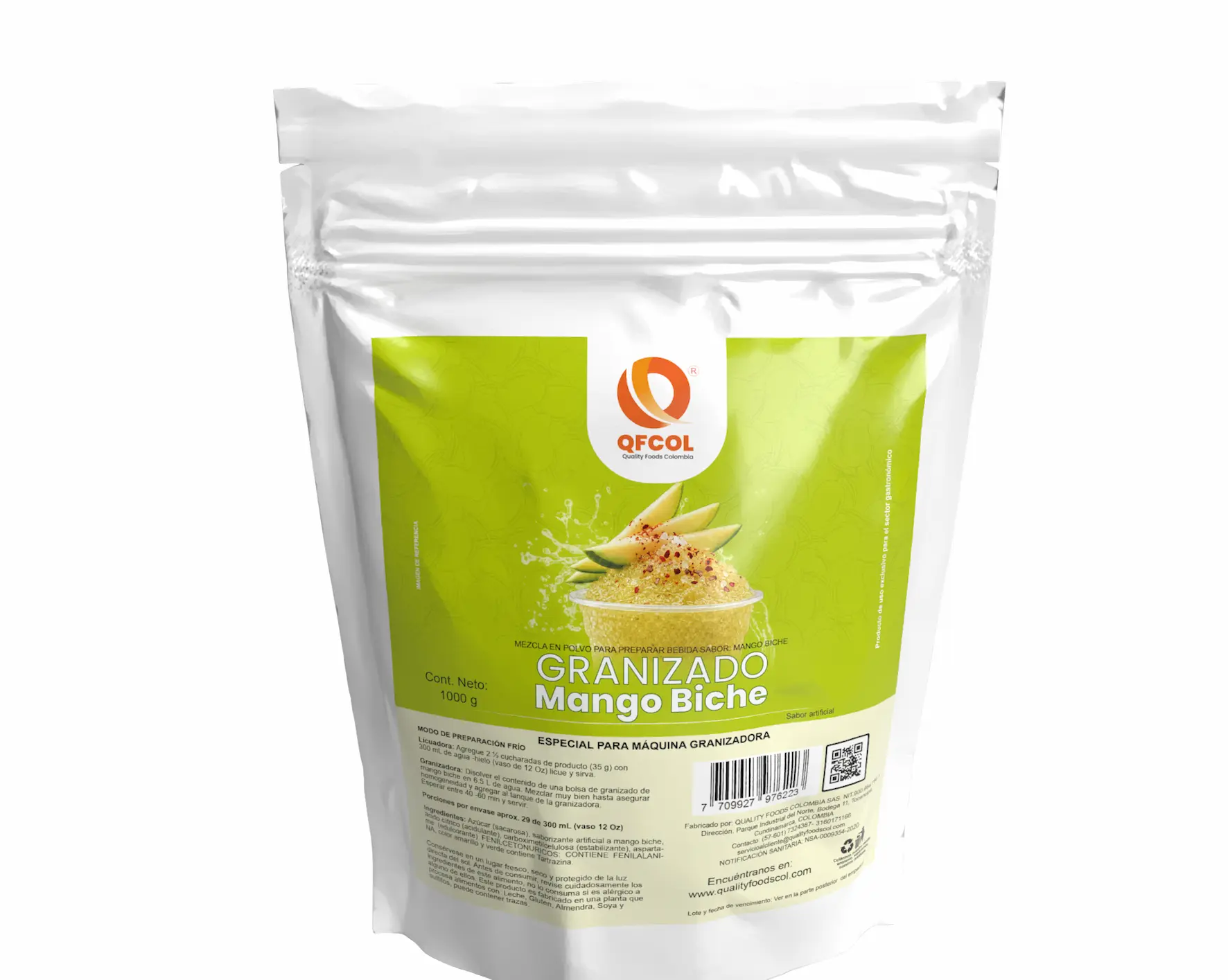 Granizado de Mango BICHE 🥭1000g Bubols