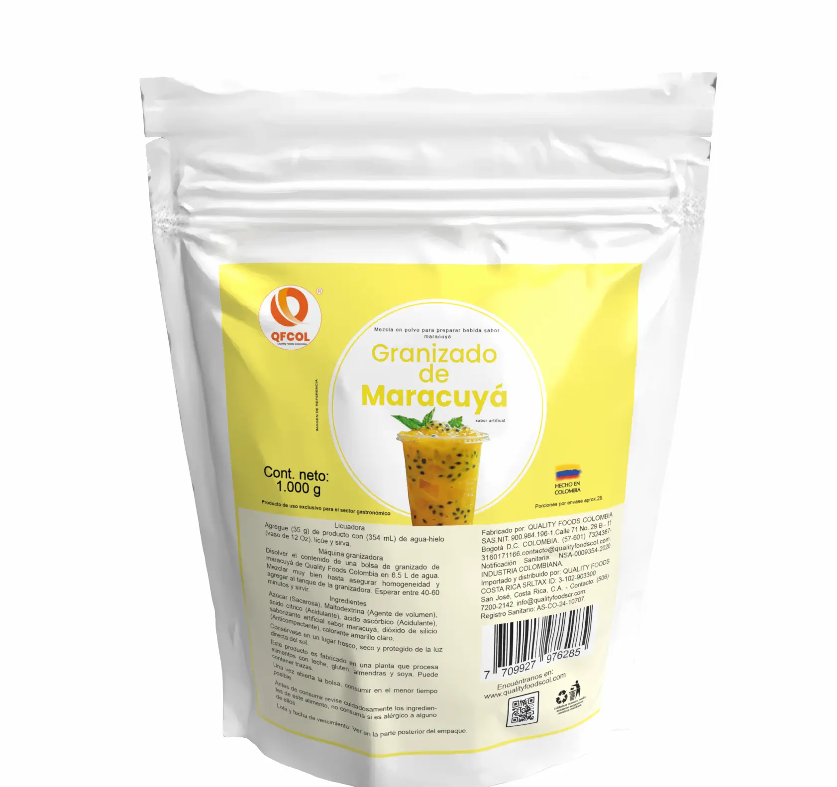 Granizado de Maracuya 🟡1000g Bubols