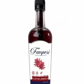 Syrup Con Extracto Natural de Flor de Jamaica Fampori 750ml