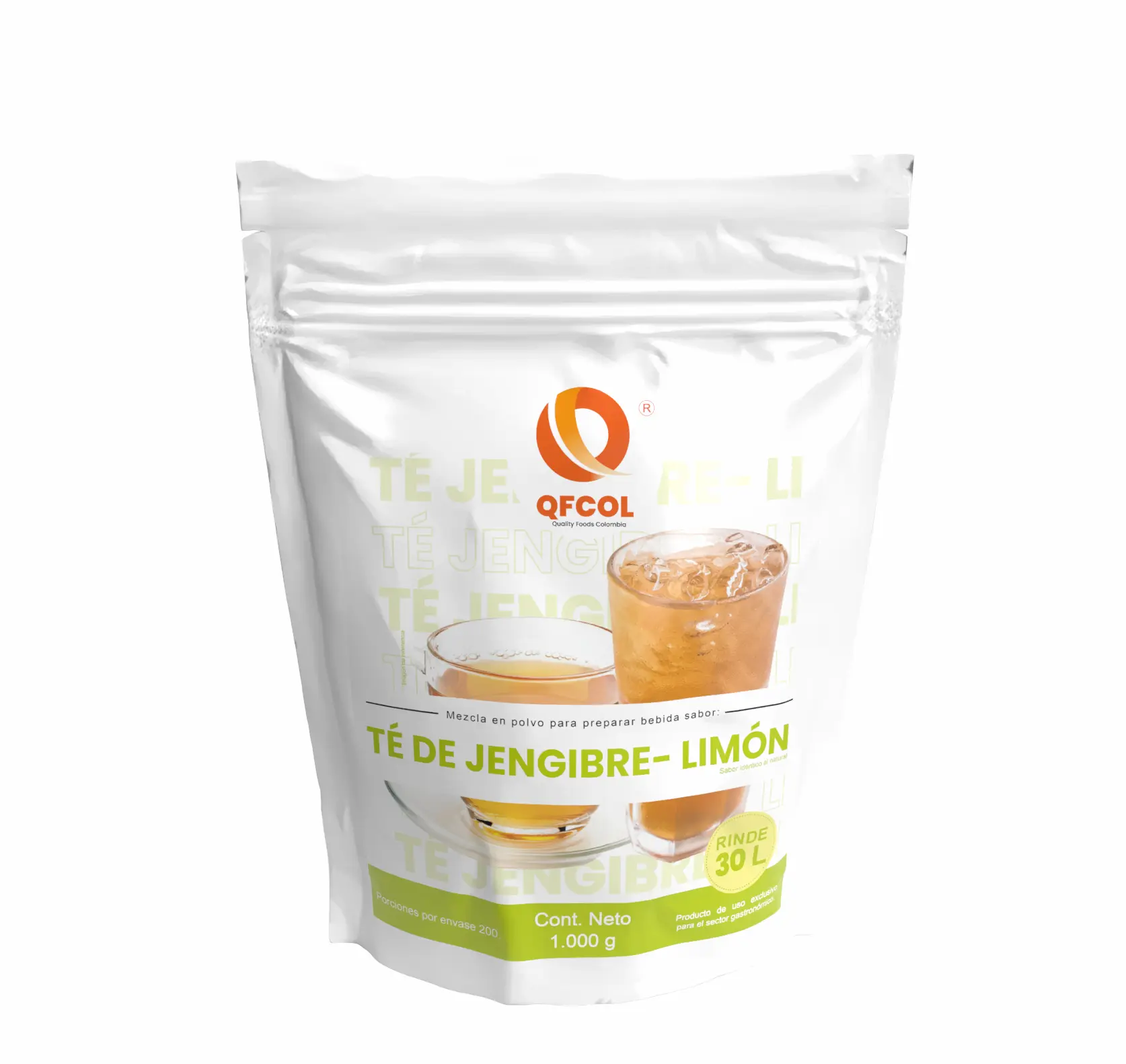 Té en Polvo Sabor a Jengibre Limón 🍵 Vending 1000gms