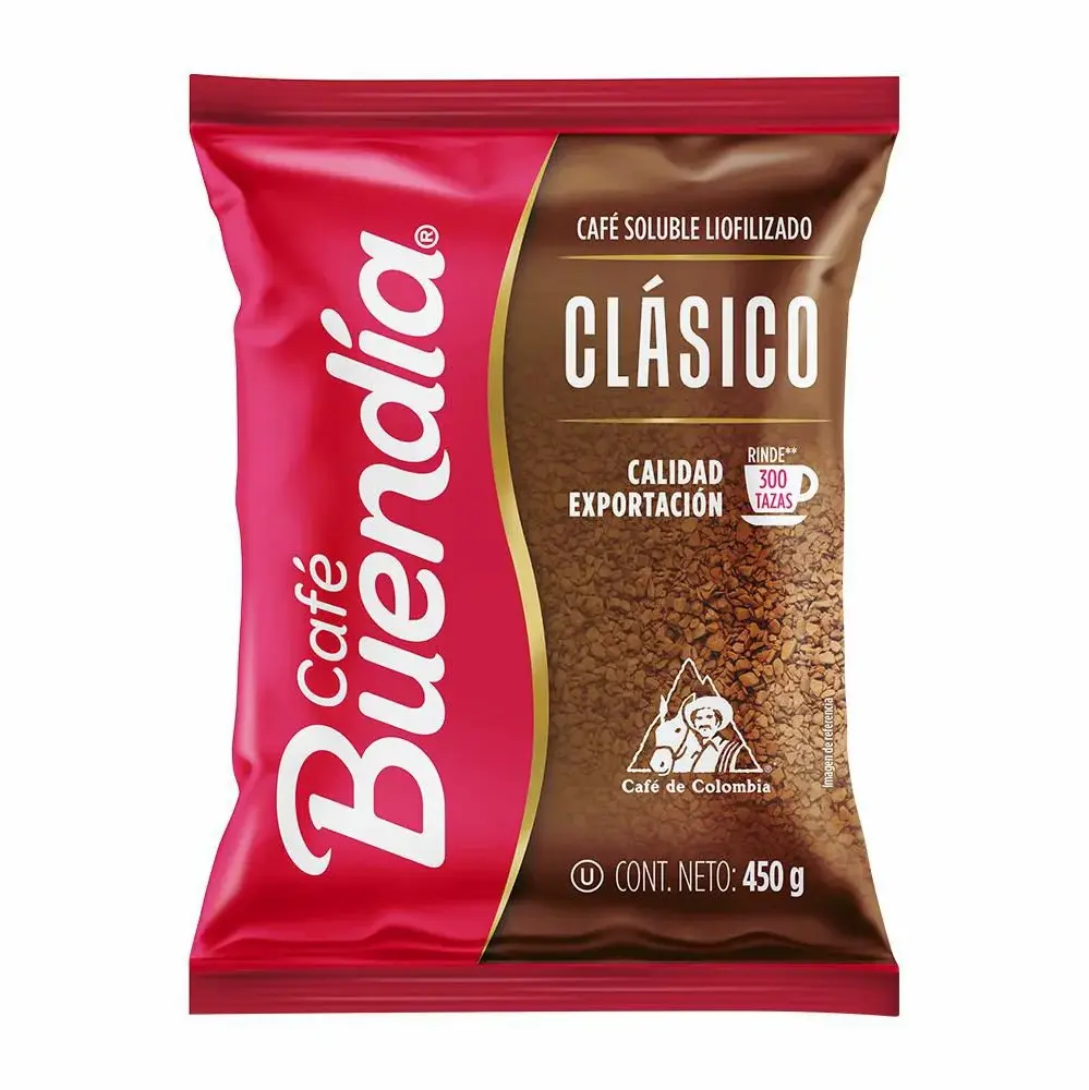 Café Soluble Liofilizado Granulado BUENDIA  450g
