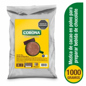 Chocolate Corona  Especial para Vending 1000 g - Compañia Nacional de chocolates