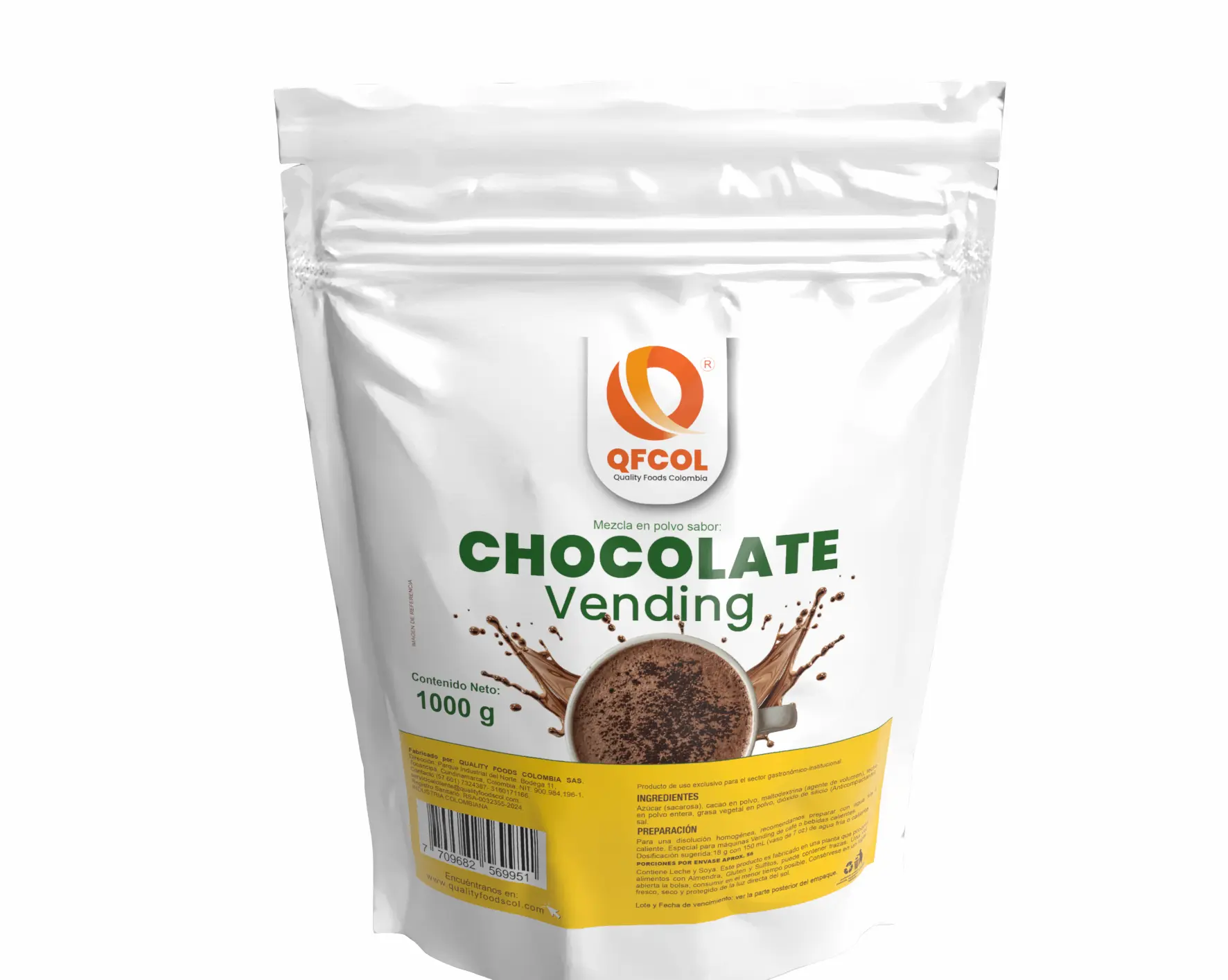 Chocolate Vending 1000 g - Quality Foods Colombia